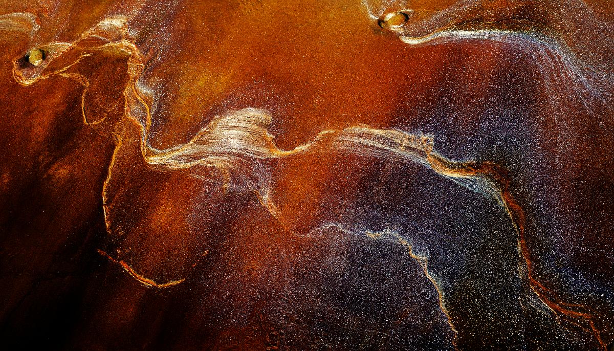 FILAMENTS D'OR  90x50cm