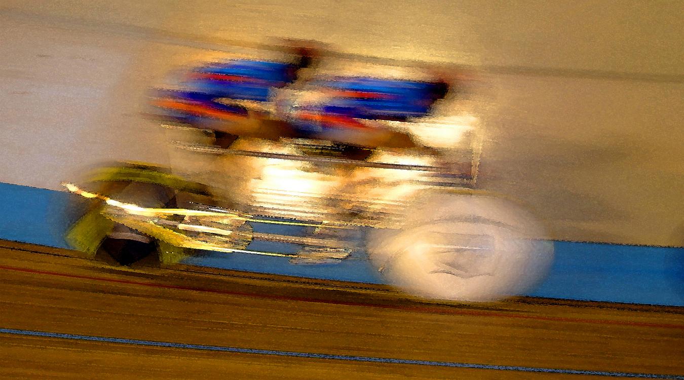 CYCLOR Acrylique sur toile 50x90cm